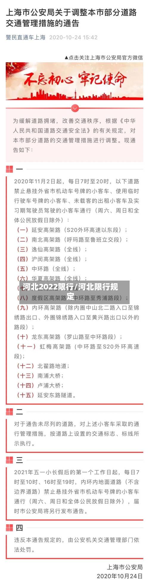 河北2022限行/河北限行规定