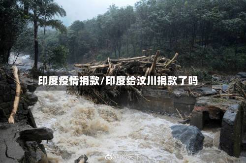 印度疫情捐款/印度给汶川捐款了吗-第2张图片