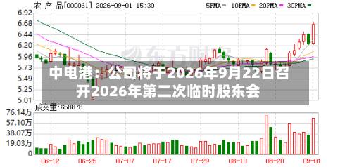 中电港：公司将于2026年9月22日召开2026年第二次临时股东会