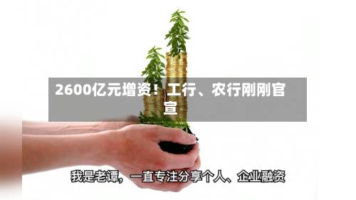 2600亿元增资！工行	、农行刚刚官宣-第3张图片