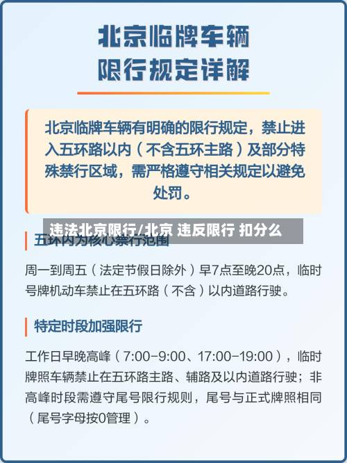 违法北京限行/北京 违反限行 扣分么