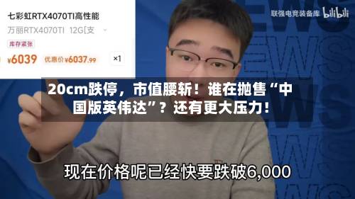 20cm跌停，市值腰斩！谁在抛售“中国版英伟达”？还有更大压力！