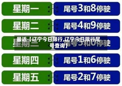 最近【辽宁今日限行,辽宁今日限行尾号查询】-第2张图片