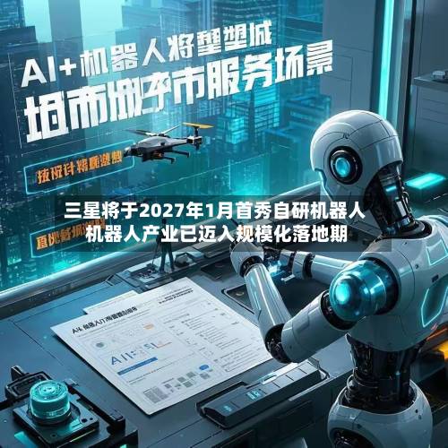 三星将于2027年1月首秀自研机器人 机器人产业已迈入规模化落地期-第1张图片