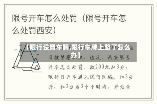 【限行设置车牌,限行车牌上路了怎么办】-第2张图片