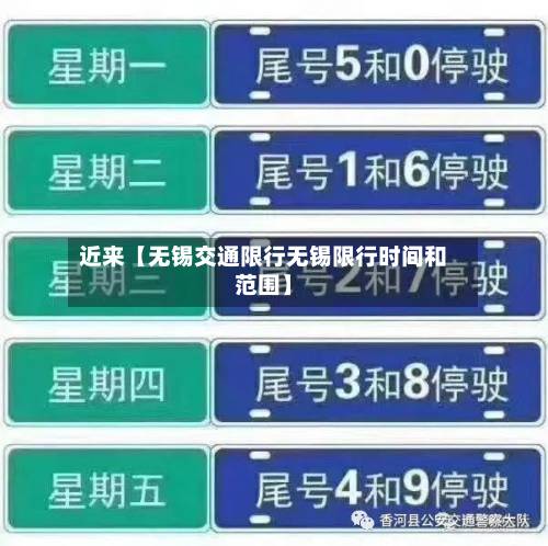 近来【无锡交通限行无锡限行时间和范围】