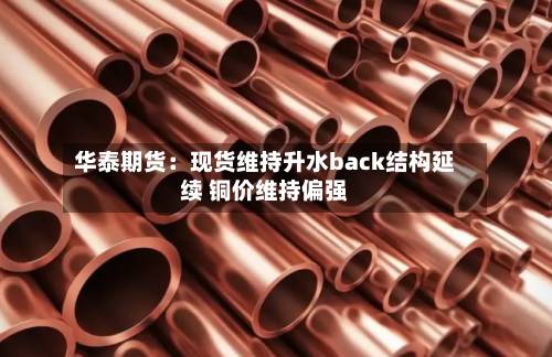 华泰期货:现货维持升水back结构延续 铜价维持偏强-第1张图片