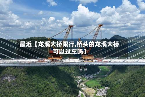 最近【龙溪大桥限行,桥头的龙溪大桥可以过车吗】-第2张图片