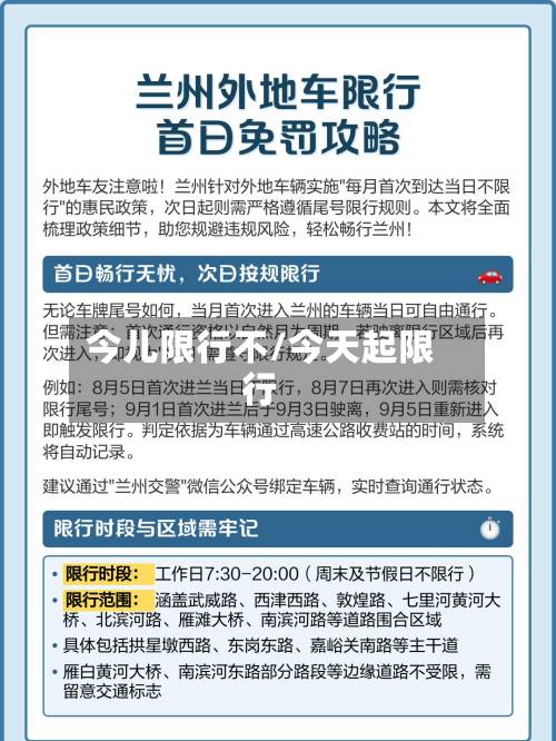 今儿限行不/今天起限行-第2张图片
