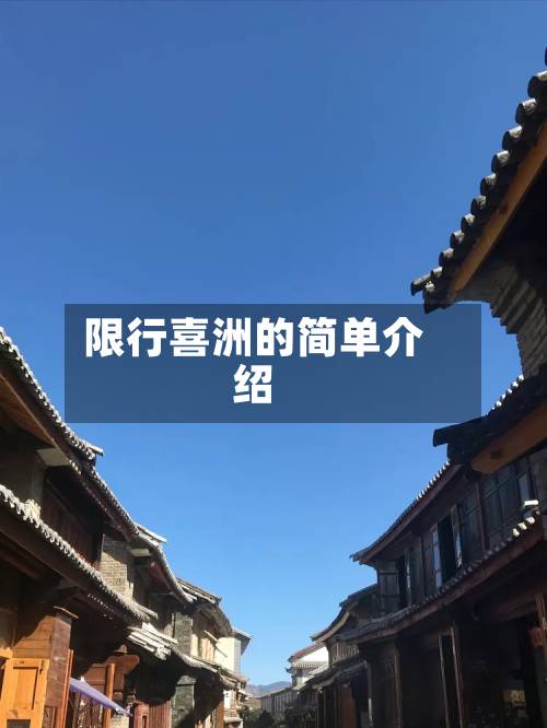 限行喜洲的简单介绍-第3张图片