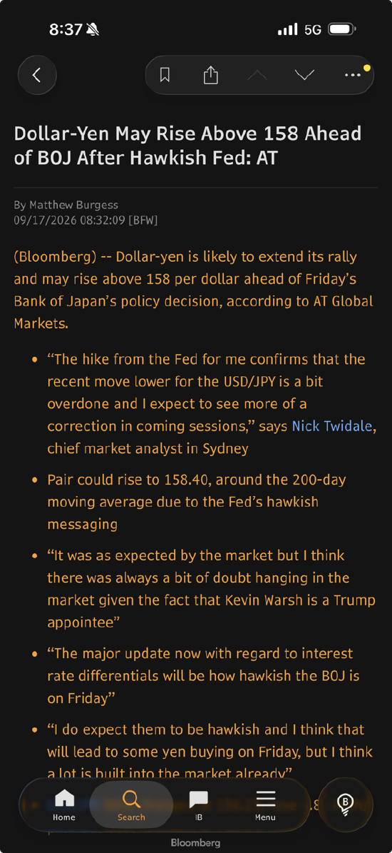 ATFX首席策略师Nick Twidale接受彭博社专访