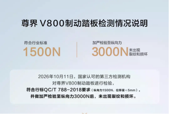 精挑细选的送检件？ 尊界刹车检测报告遭测试者质疑	，检测公司已注销？知情人称“只是登记变更”