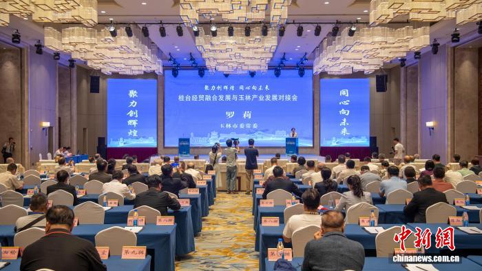 桂台经贸融合发展与玉林产业发展对接会在广西玉林举行